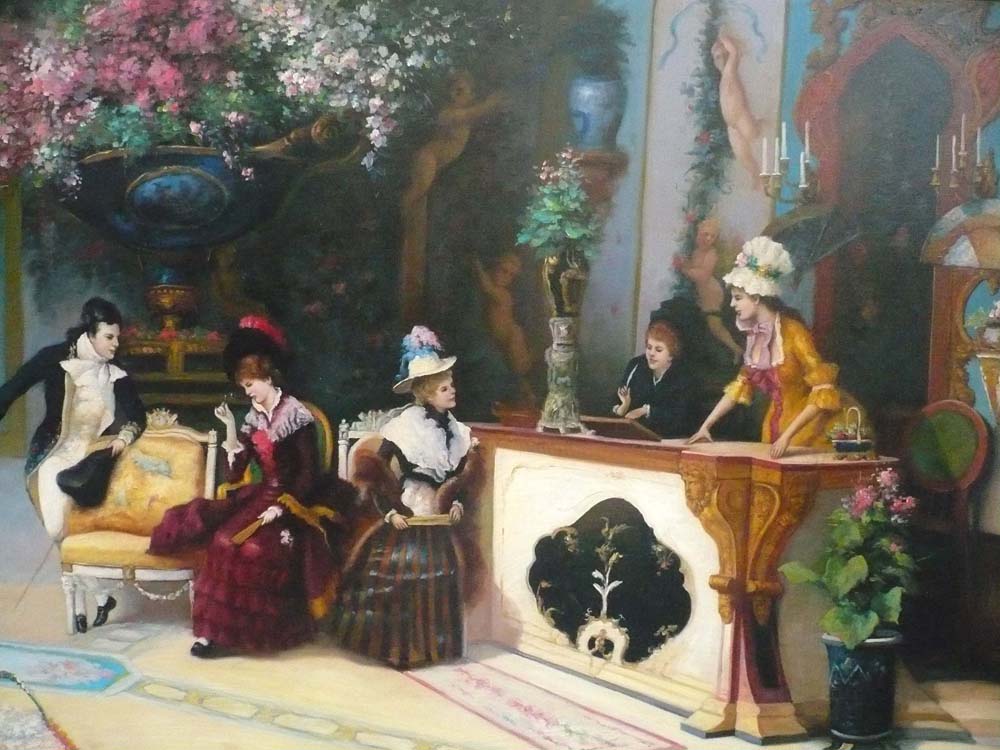 scène de vie /91cm x 122cm /643-T3